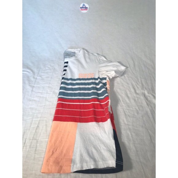 Guess Shirt Mens Sz Large White Multicolor Graphic Short Sleeve T-Shirt - Picture 5 of 5